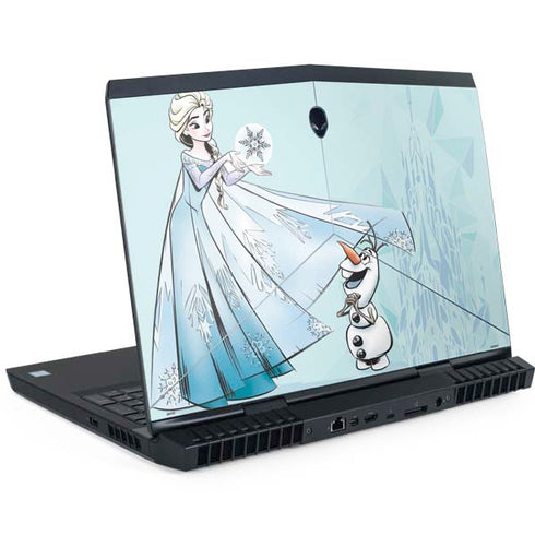 Disney Frozen Elsa and Olaf Art Dell Alienware Skin